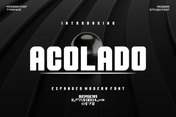 Acolado Font: Bold Sans Serif for Editorial Design