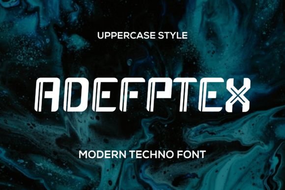 Adefptex Font: Bold Sans Serif for Crafters