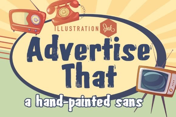 Advertise That Font Review for Handmade Labels and Cards