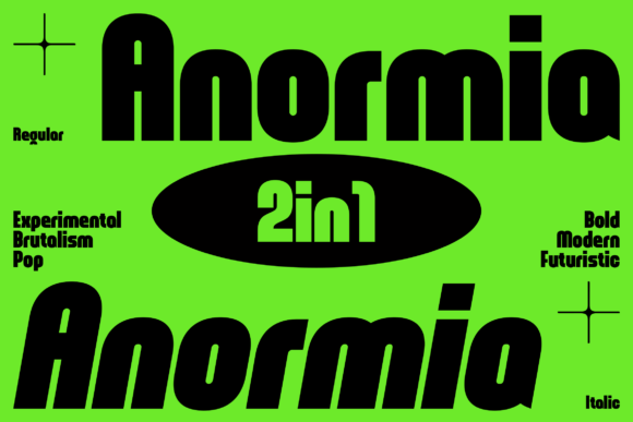 Anormia Font: Bold Urban Pop Branding for Small Business