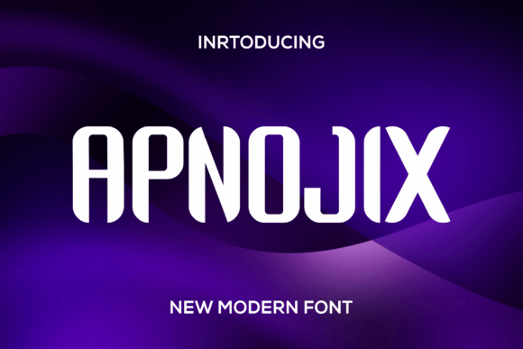 Apnojix Font: Bold Display Type for Modern Campaigns
