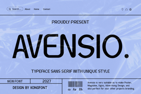Avensio Font Review: Modern Elegance for Brand Identity