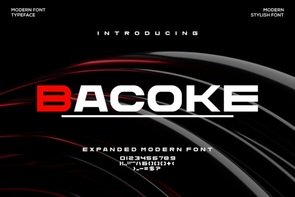 Bacoke: A Bold and Authentic Display Font for Editorial Design