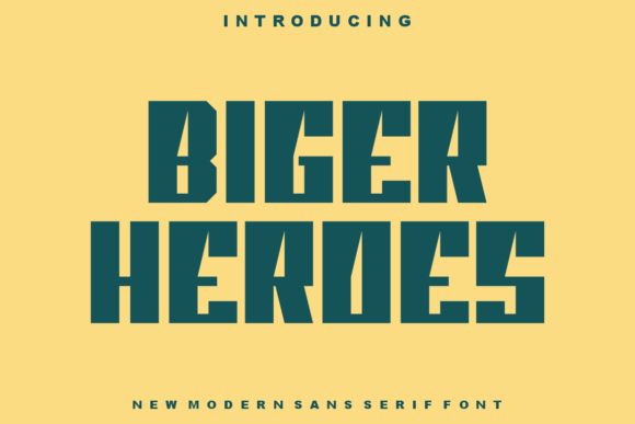 Biger Heroes Font Review for Bold Campaign Design