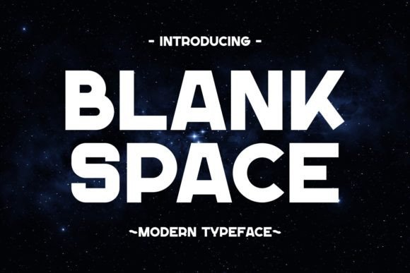 Blank Space Font: Modern Branding for Small Business