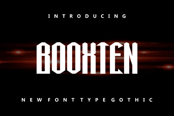 Booxten Font: Bold Sans Serif for Modern Craft Branding
