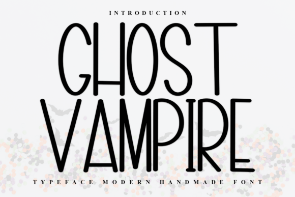 Ghost Vampire Font for Spooky Web Design