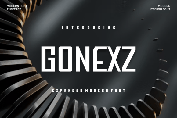 Gonexz Font Review for Modern Maker Designs