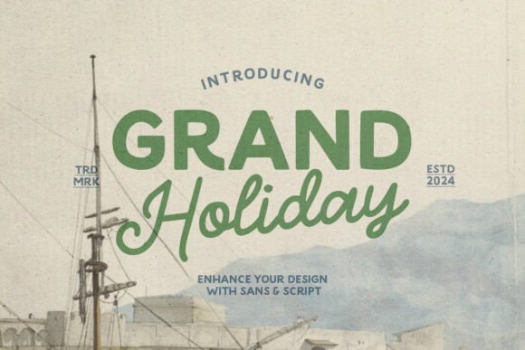 Grand Holiday Font: Elevating Small Business Branding