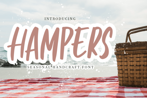 Hampers Font: Handcrafted Holiday Typography for Web Design