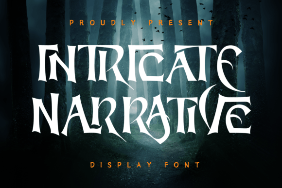 Intricate Narrative Font for Handmade Labels and Branding