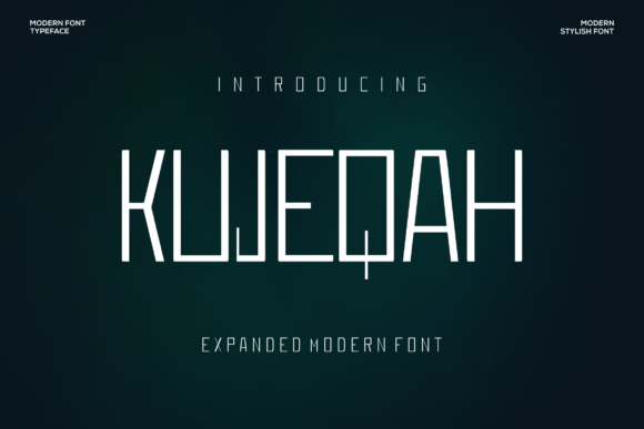 Kujeqah Font: Bold Branding for Modern Campaigns