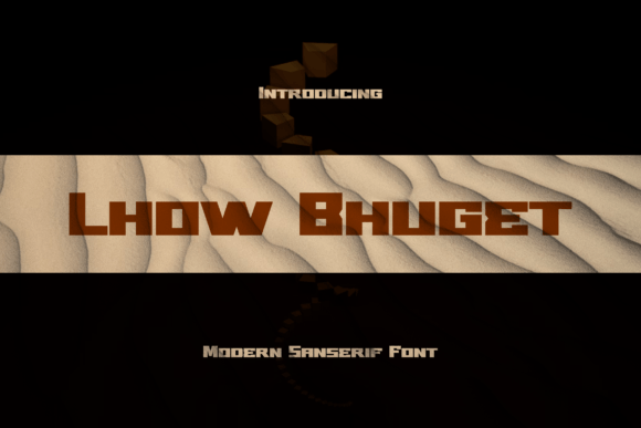 Lhow Bhuget Font: Modern Branding for Small Business