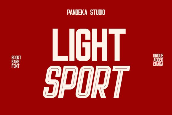 Light Sport Font for Bold Digital Marketing Graphics
