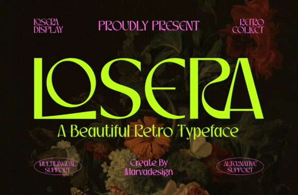 Losera Font Review: Retro Typography for Editorial Design