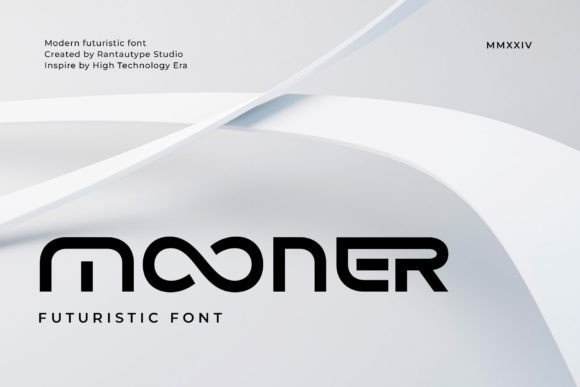 Mooner Font: A Futuristic Sans Serif for Tech Branding