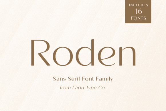 Roden Font Review: A Modern Sans Serif for Elegant Branding