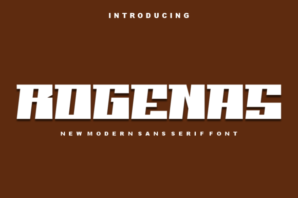 Rogenas Font: Bold Sans Serif for Modern Web Branding