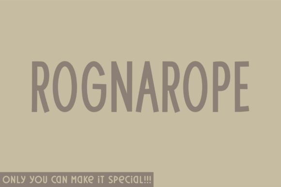 Rognarope Font: Authentic Handwritten Style for Campaigns