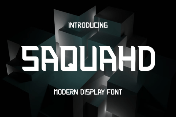 Saquahd Font: Bold Display Type for Modern Campaigns