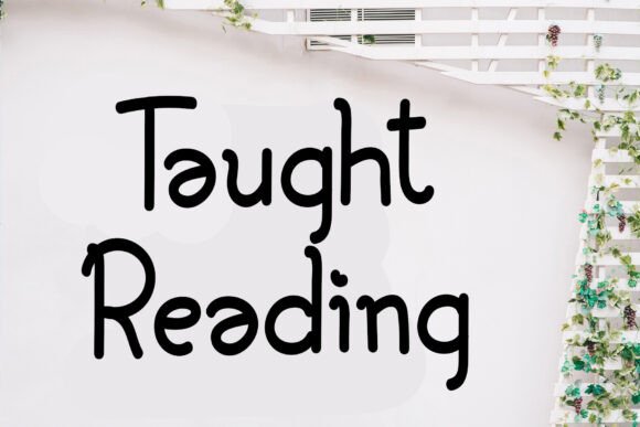 Taught Reading Font Review for Elegant Brand Identity