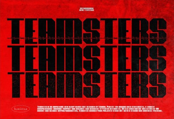 Teamsters Font: Bold Small Caps for Editorial Impact