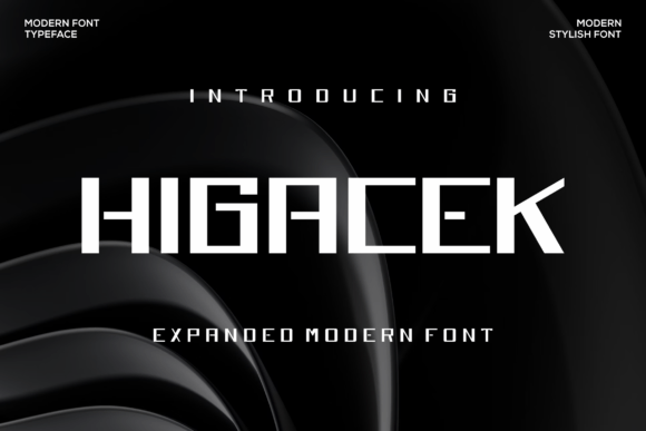 Unleash Creativity with Higacek: A Bold Modern Font