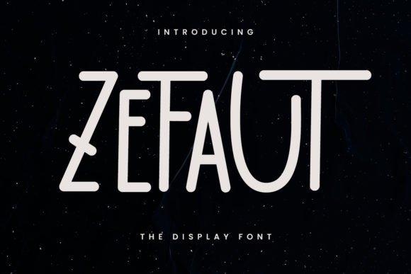 Zefaut Font Review: Bold Sans Serif Style Guide